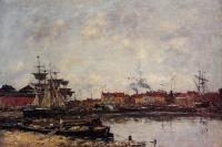 Boudin, Eugene - Dunkirk, the Inner Port